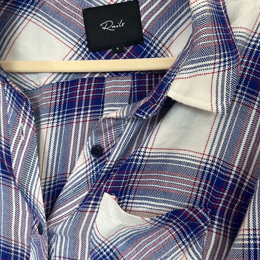 Rails - Hunter Plaid Classic Button Down Front Fl… - image 3